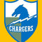 NFL Los Angeles Chargers Retro Logo Xbox 360 (Includes HDD) Skin